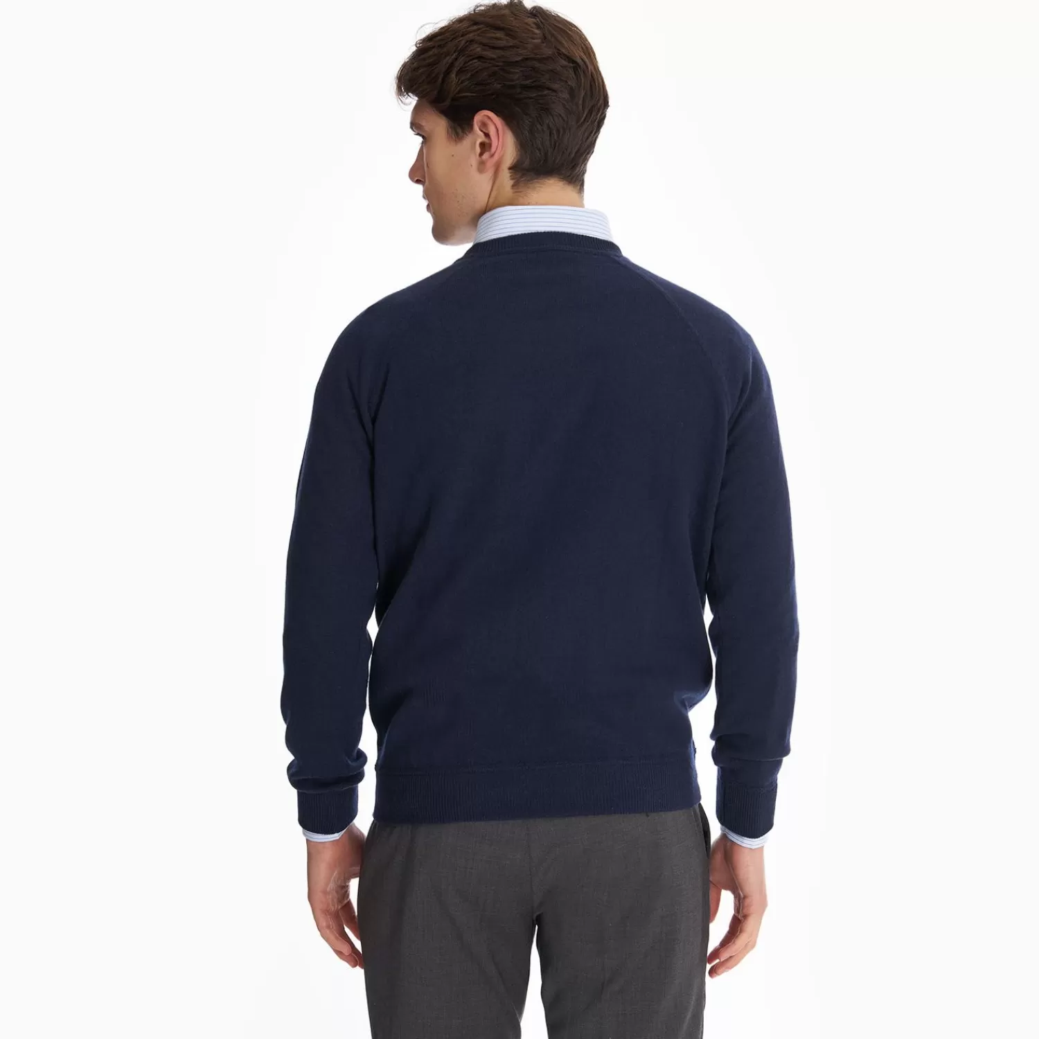 Dark Blue Cashmere Sweatshirt>E.Marinella Cheap