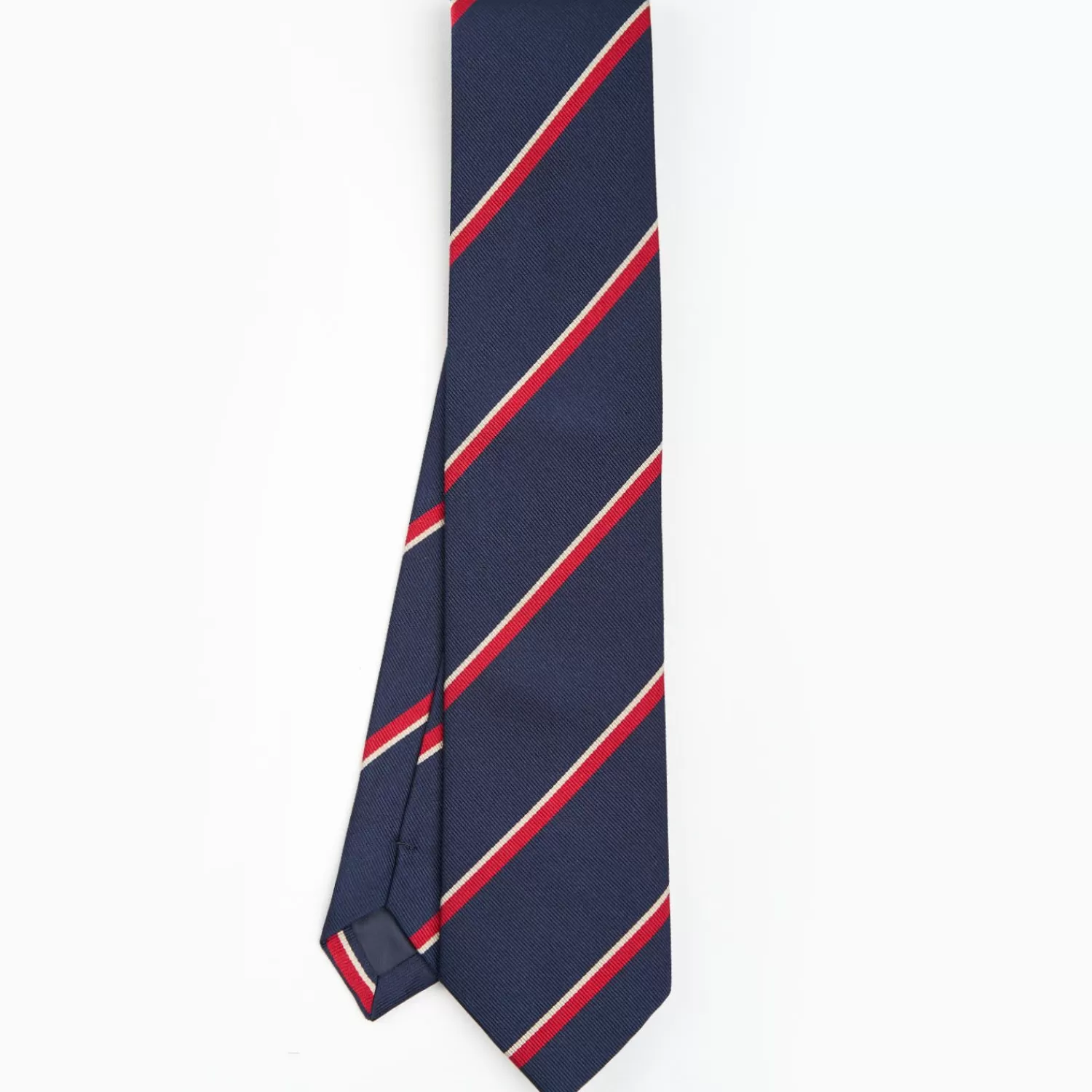 Dark Blue Sartorial Striped Silk Tie>E.Marinella Cheap