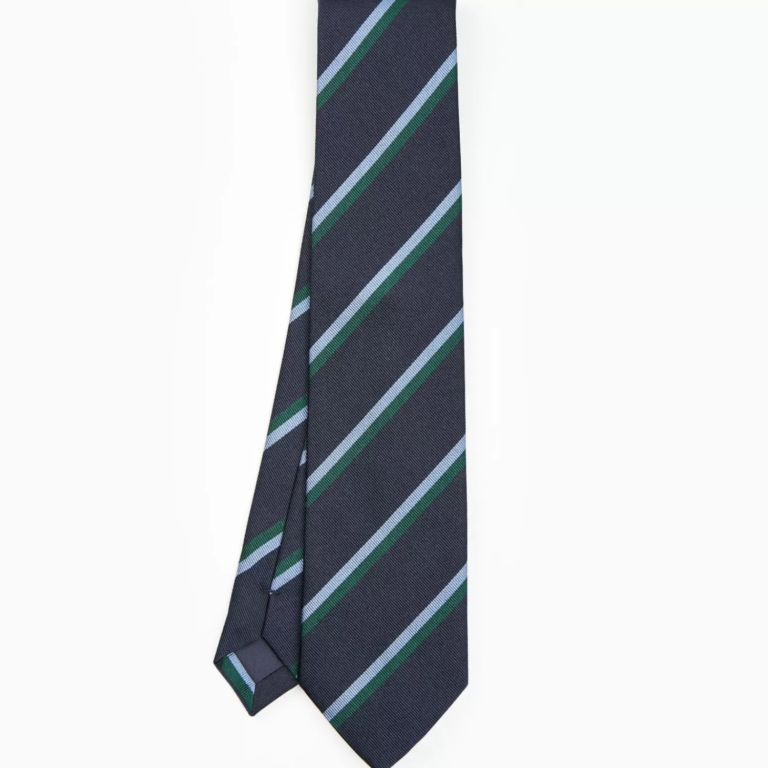 Dark Blue Sartorial Striped Silk Tie>E.Marinella Cheap