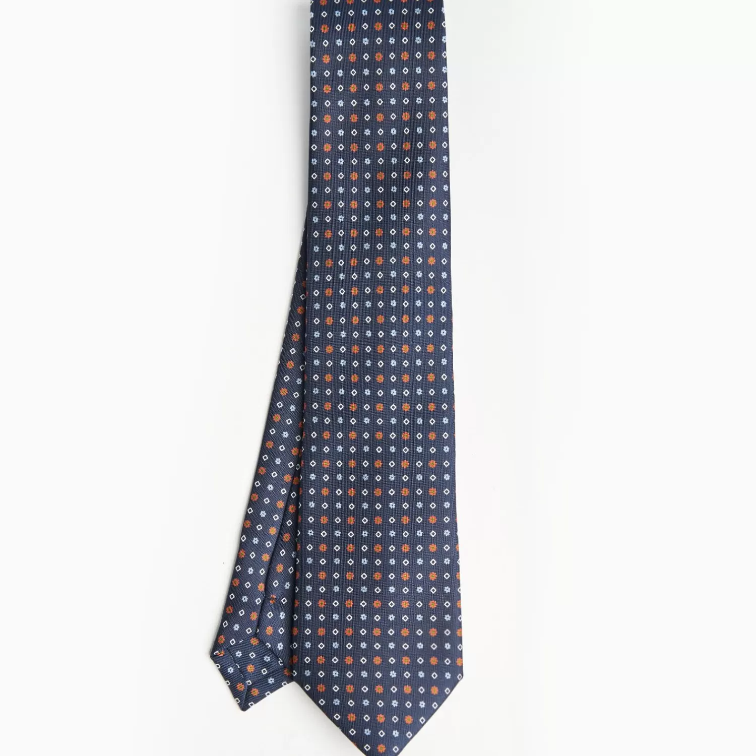 Dark Blue Sartorial Tie - Small Designs>E.Marinella New