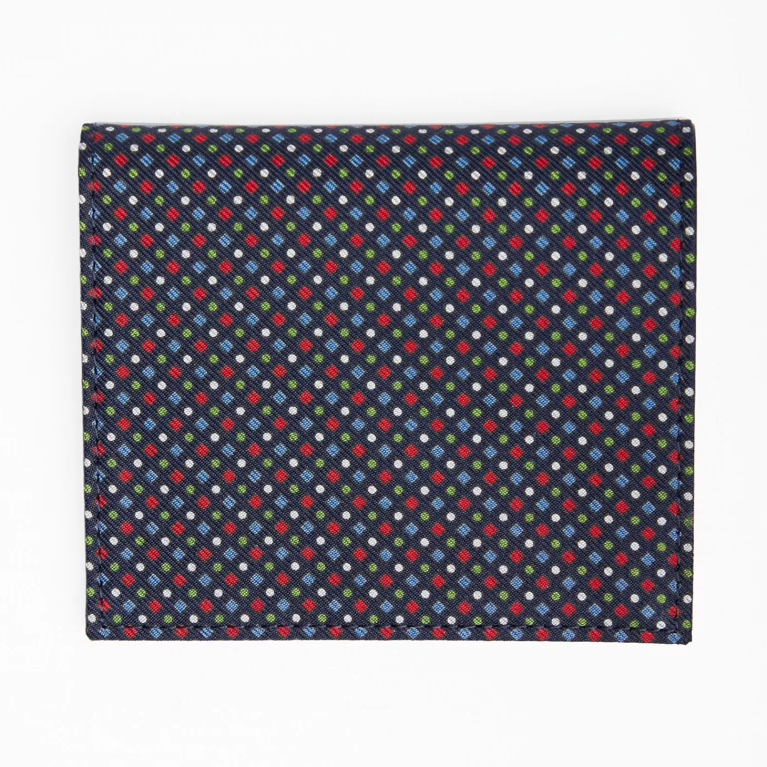 Dark Blue Small Wallet In Silk And Leather>E.Marinella Best