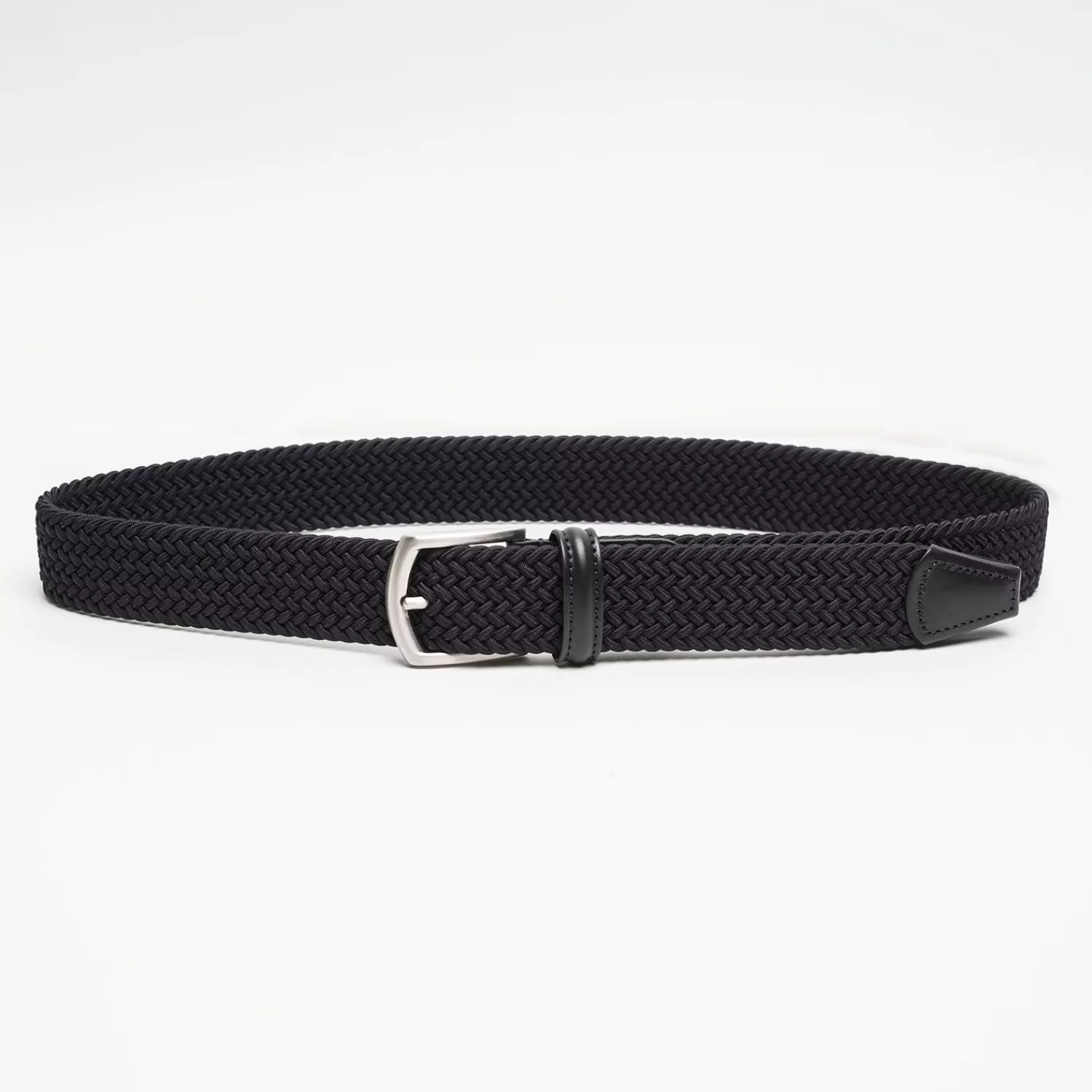 Dark Blue Woven Stretch Belt 35 Mm>E.Marinella Store