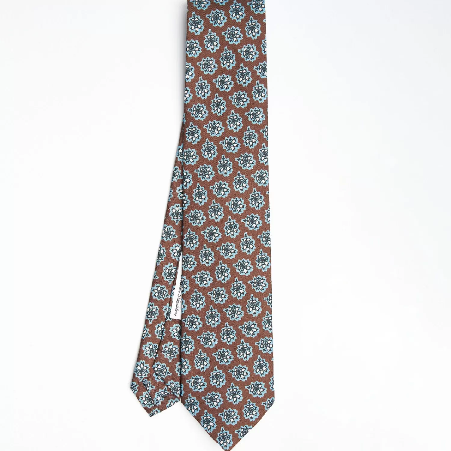 Dark Brown Archivio Collection Silk Tie 1935-05>E.Marinella Store