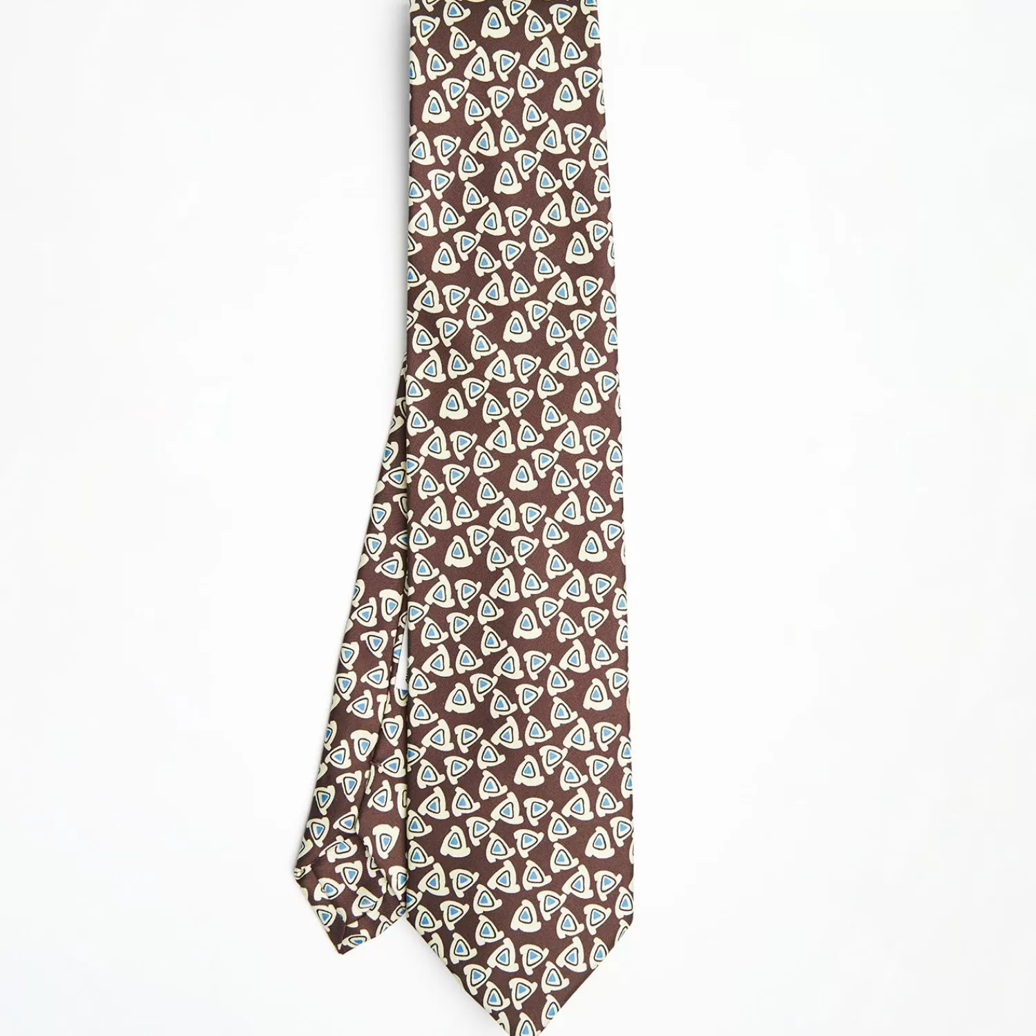 Dark Brown Archivio Collection Silk Tie 1952-1-04>E.Marinella Best