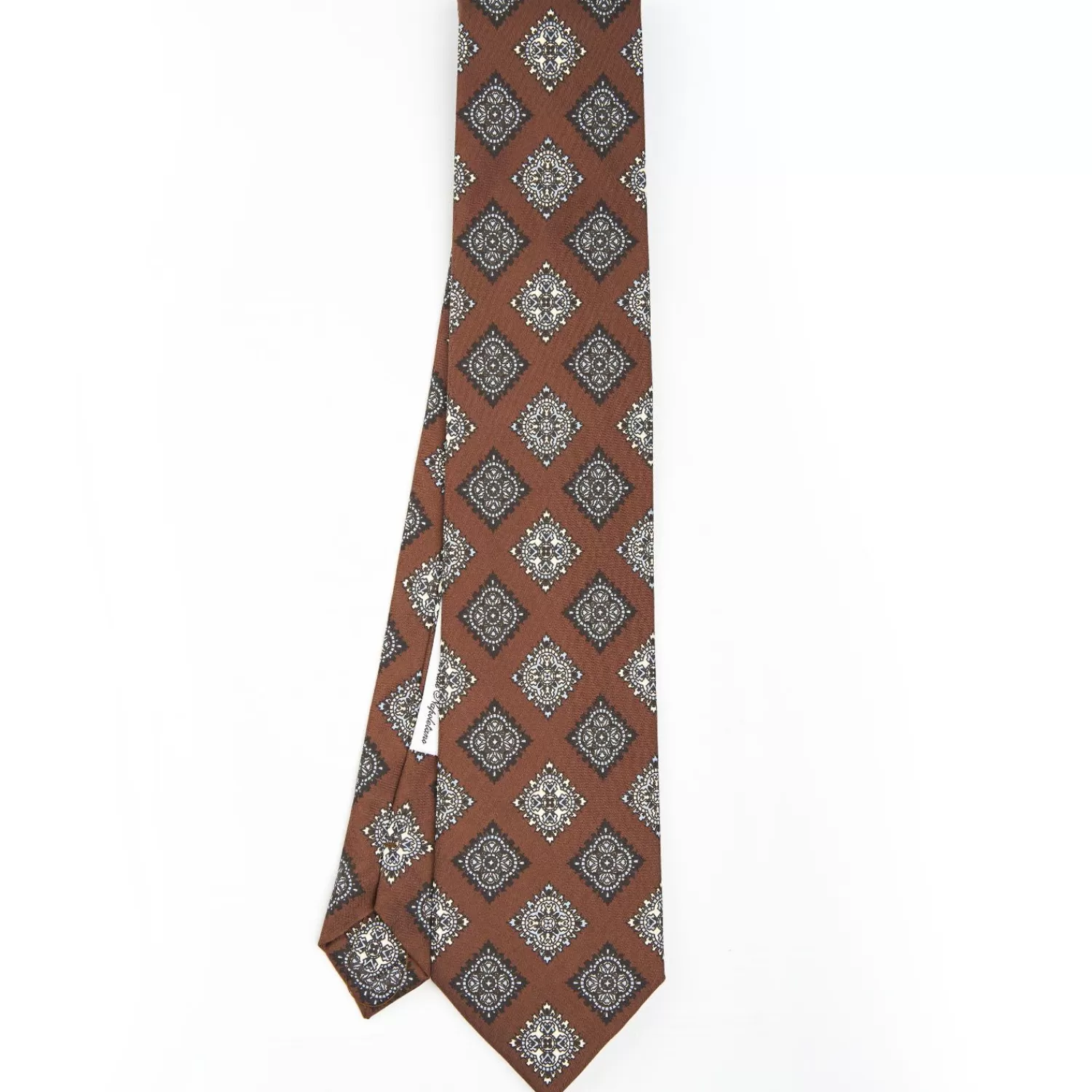 Dark Brown Archivio Collection Silk Tie 1988-05>E.Marinella Sale