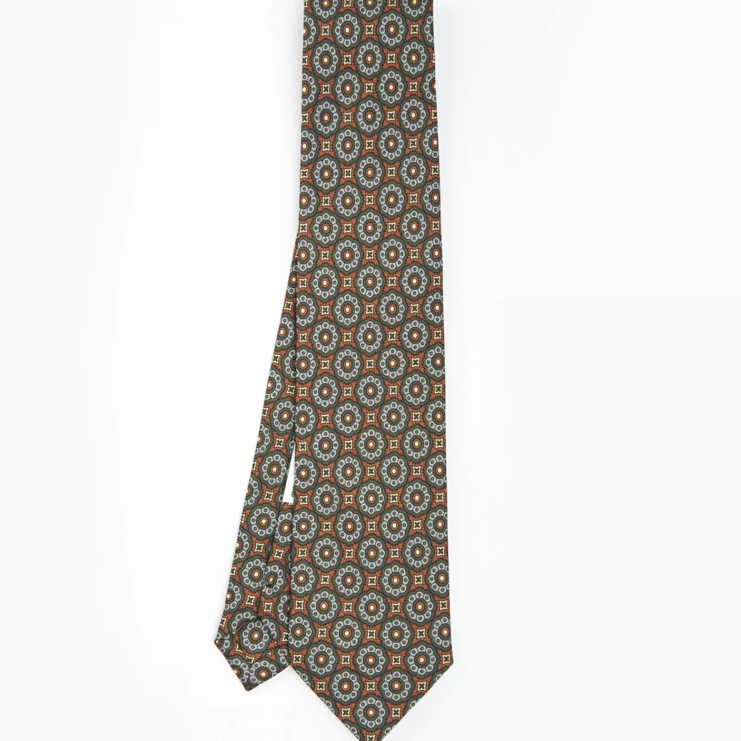 Dark Green Archivio Collection Silk Tie 1985-04>E.Marinella Discount