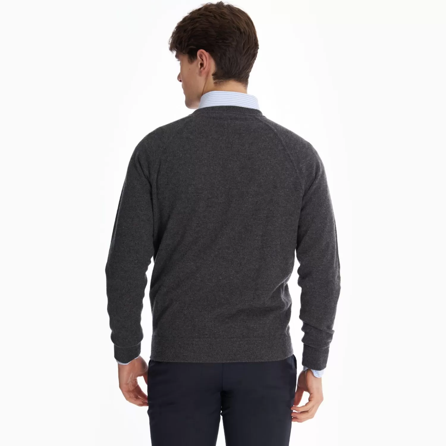 Dark Grey Cashmere Sweatshirt>E.Marinella Best