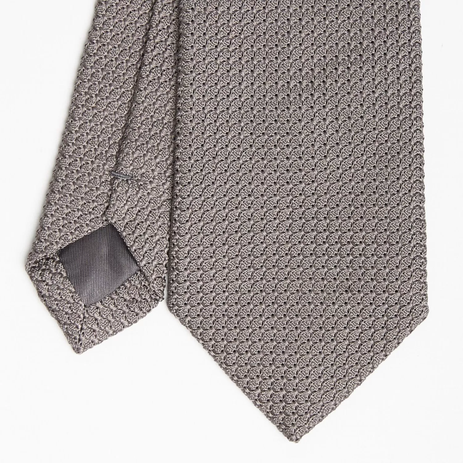 Dark Grey Sartorial Granadine Silk Tie>E.Marinella Sale