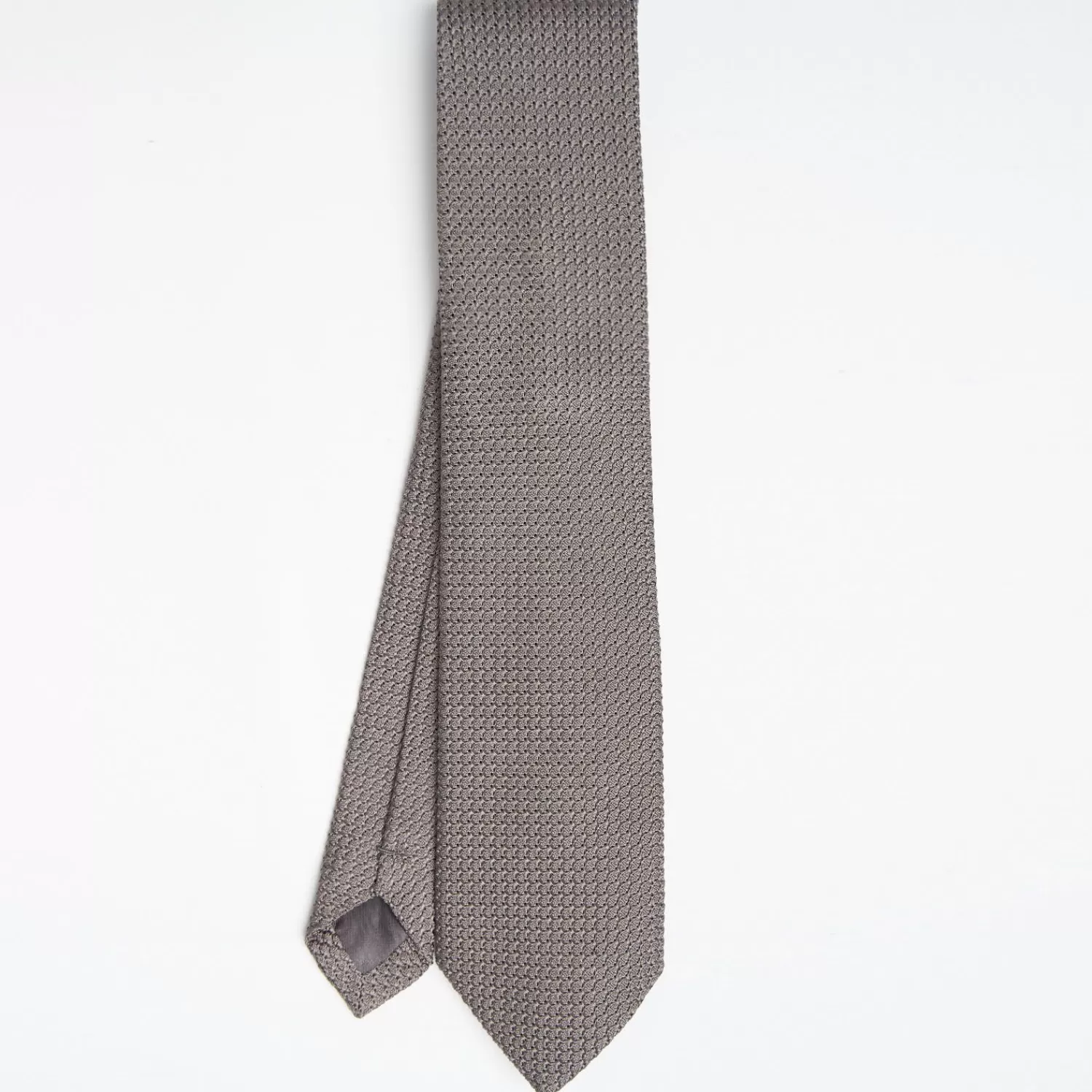 Dark Grey Sartorial Granadine Silk Tie>E.Marinella Sale