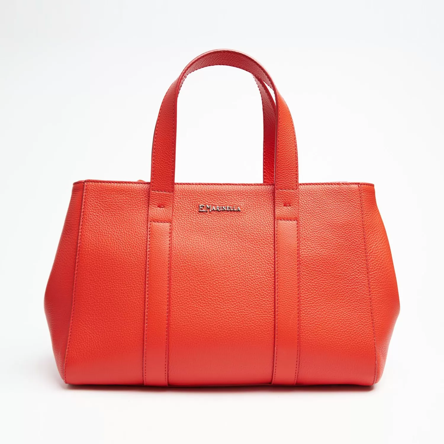 Diana Orange Leather Bag>E.Marinella Clearance