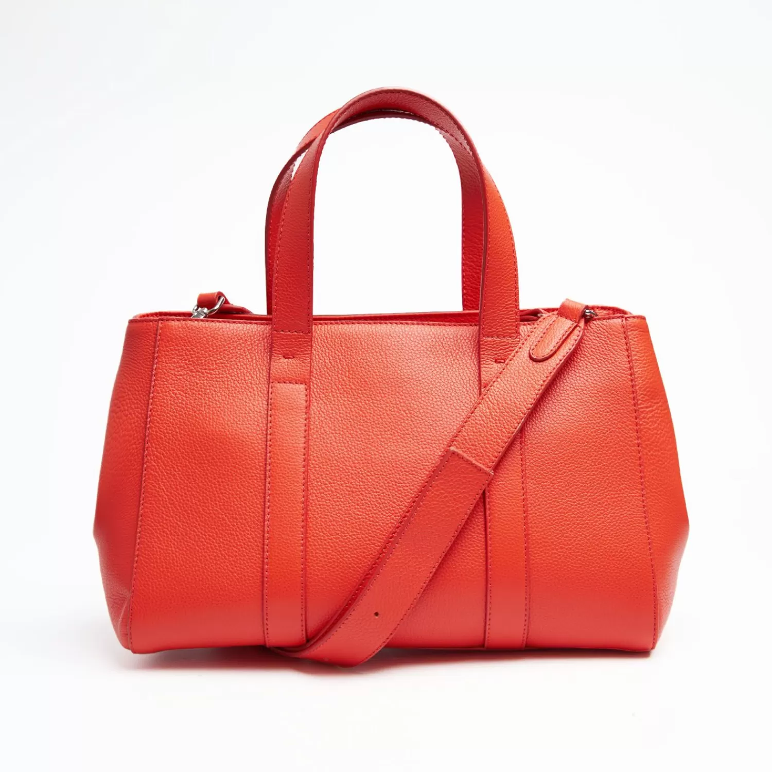 Diana Orange Leather Bag>E.Marinella Clearance