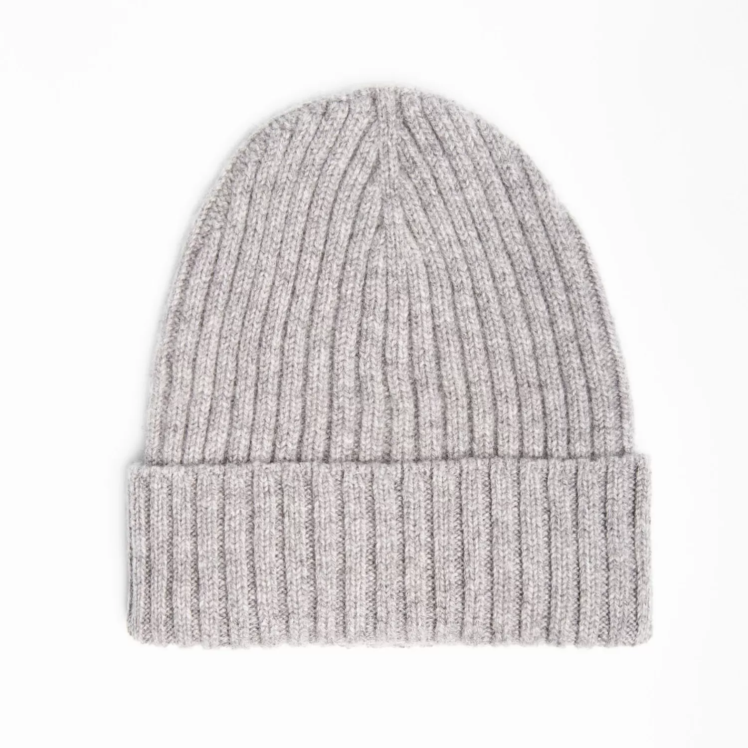 Gray Cashmere Ribbed Beanie>E.Marinella Best