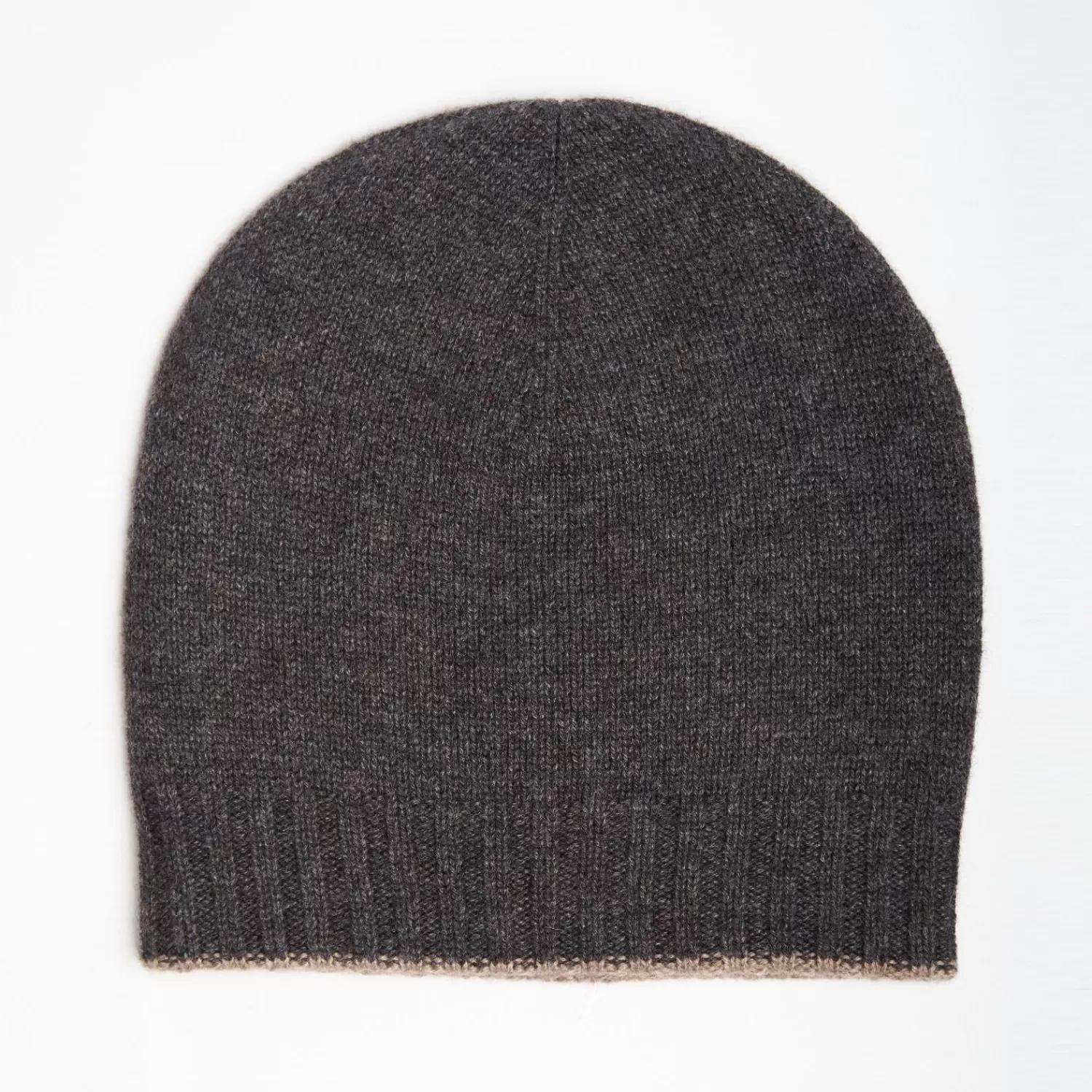 Grey And Light Brown Bicolor Cashmere Beanie>E.Marinella Cheap