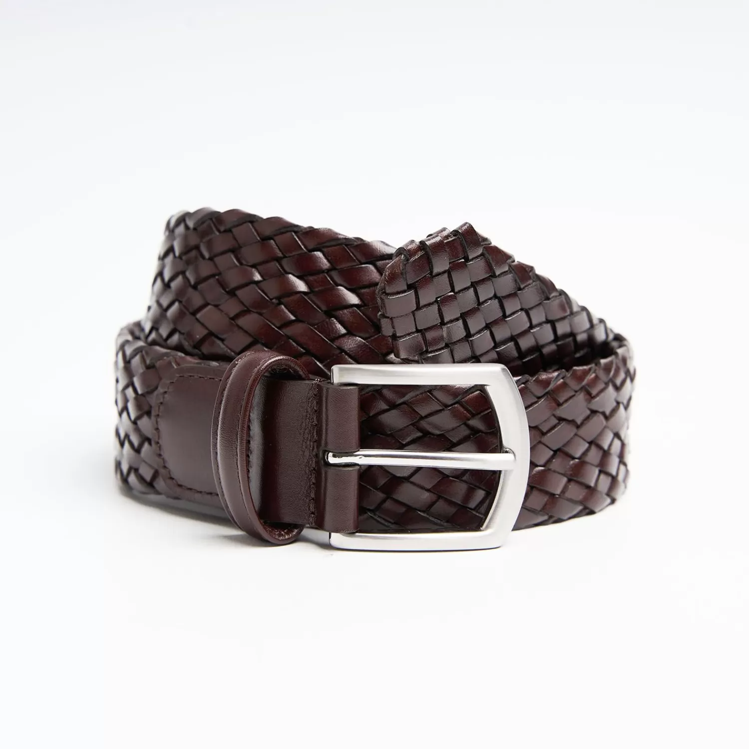 Hand-Woven Leather Belt 35 Mm>E.Marinella Sale