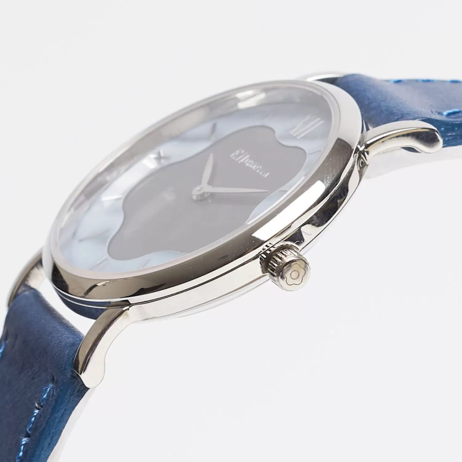 Lady'S Bluette Leather Watch With Floral Dial>E.Marinella Cheap