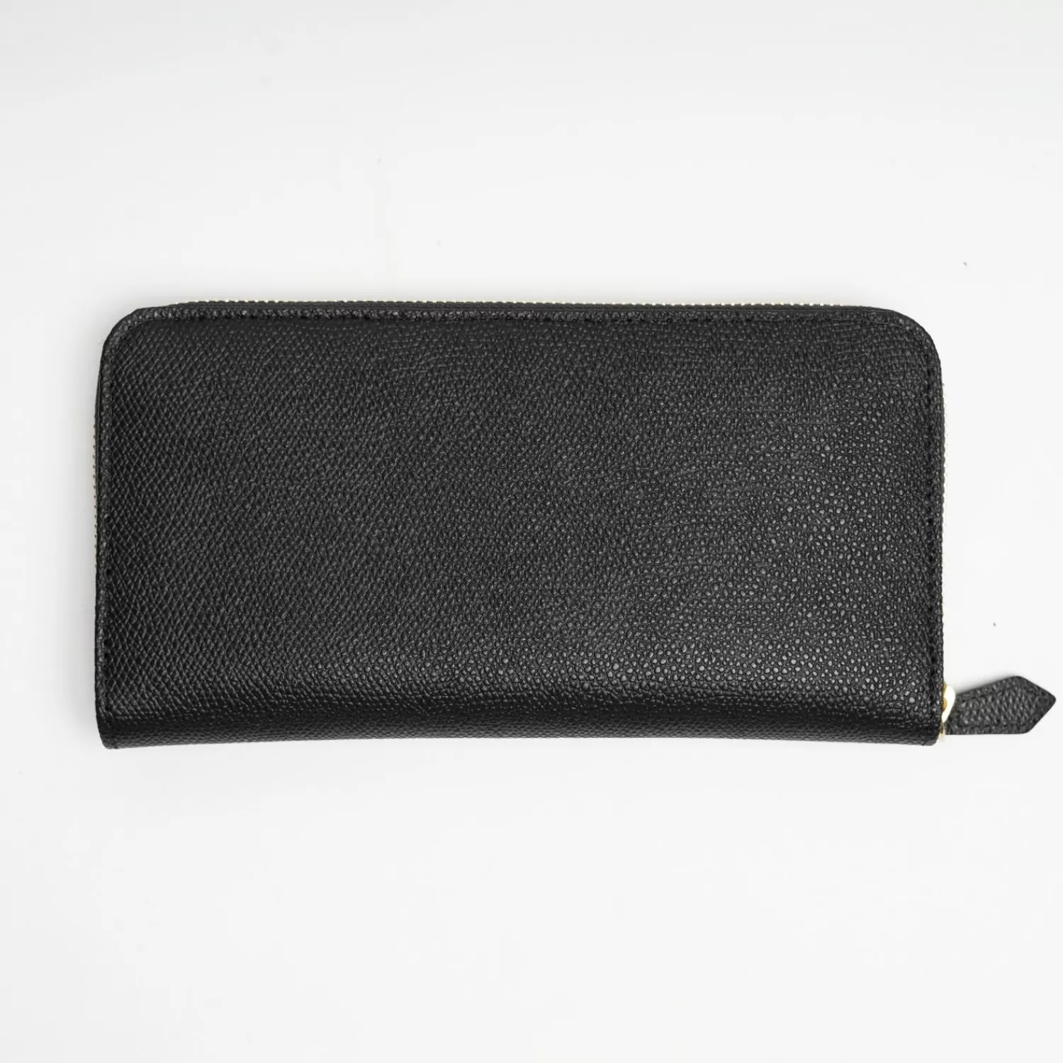 Large Black Hammered Leather Wallet>E.Marinella Shop