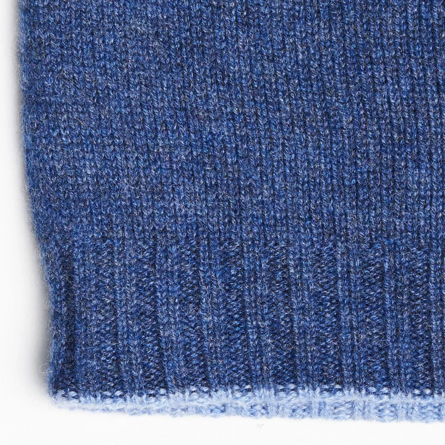 Light And Dark Blue Bicolor Cashmere Beanie>E.Marinella Online