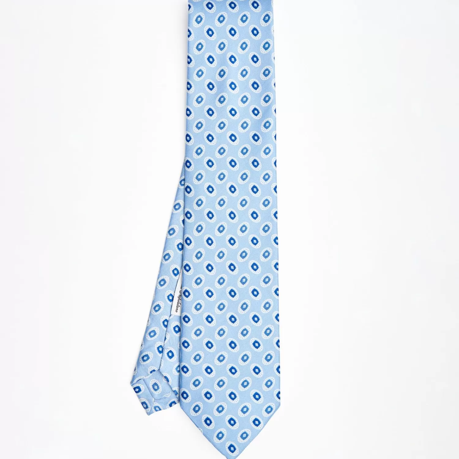 Light Blue Archivio Collection Silk Tie 1955-02>E.Marinella Outlet