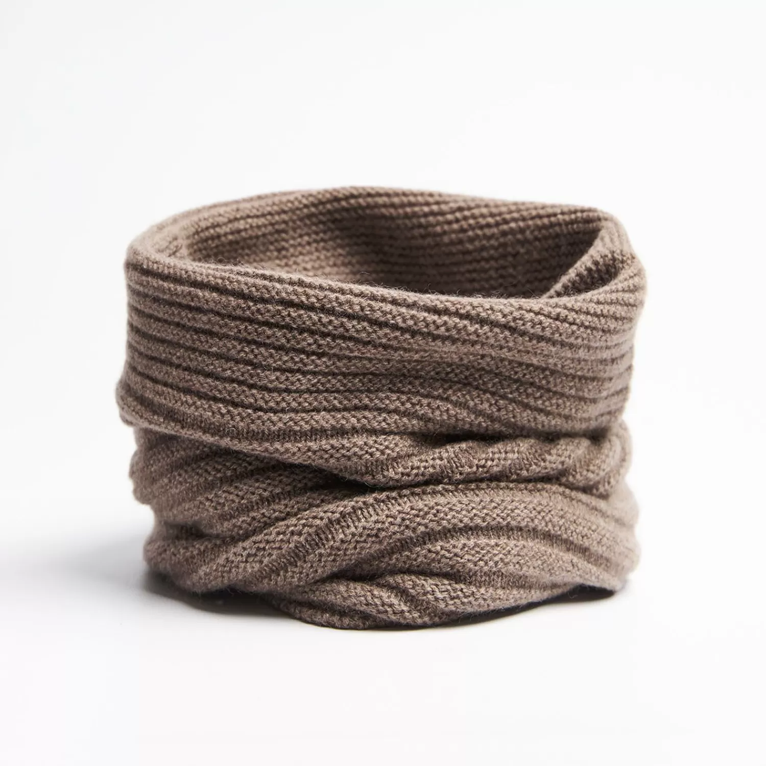 Light Brown Cashmere Tubular Neck Warmer>E.Marinella Cheap