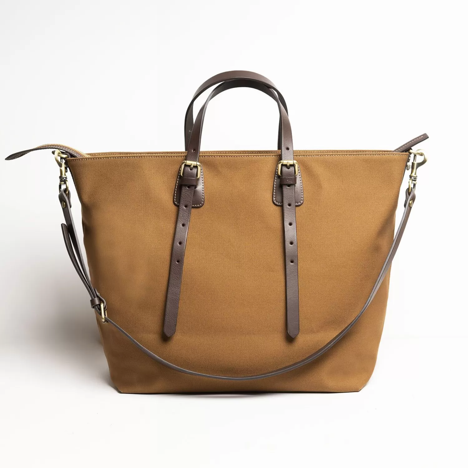 Light Brown Weekend Bag With Leather Trim>E.Marinella Hot