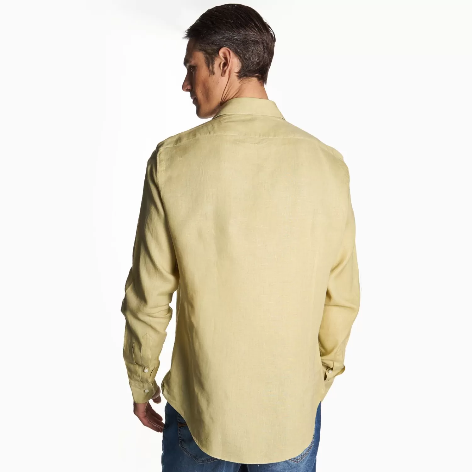 Light Green Linen Shirt>E.Marinella Hot