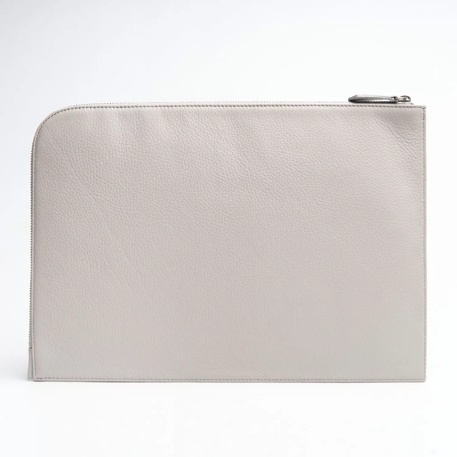 Light Grey Leather Portfolio With Strap>E.Marinella Cheap