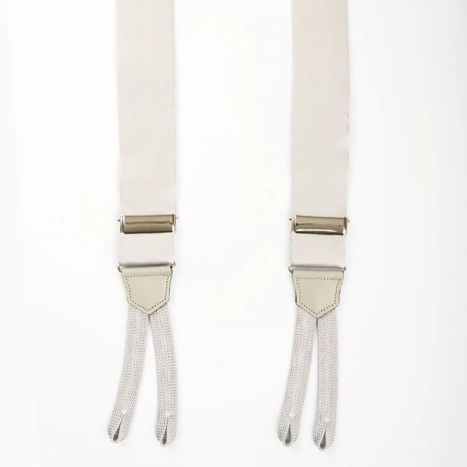 Light Grey Satin Silk Braces>E.Marinella Discount