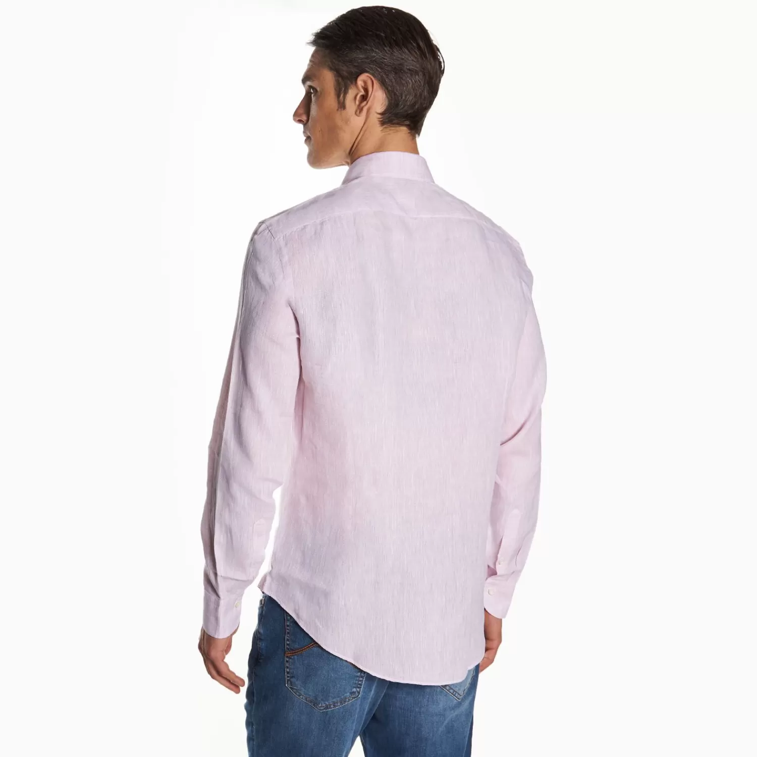 Lilac Linen Shirt>E.Marinella Outlet