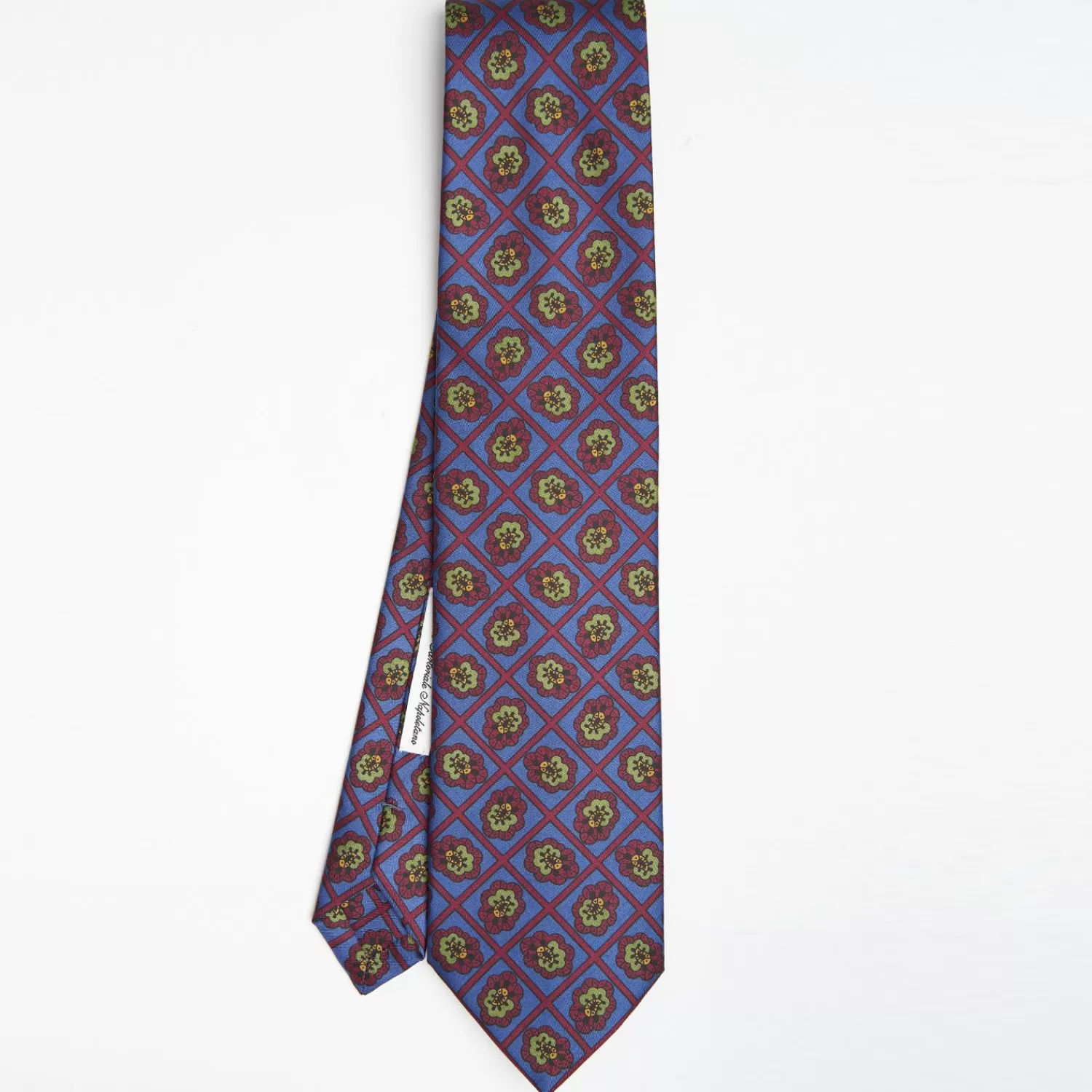 Mid Blue Archivio Collection Silk Tie 1945-05>E.Marinella New