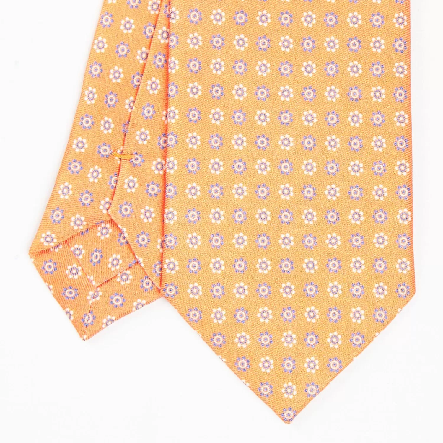 Orange Silk And Orange Fiber Tie>E.Marinella Fashion