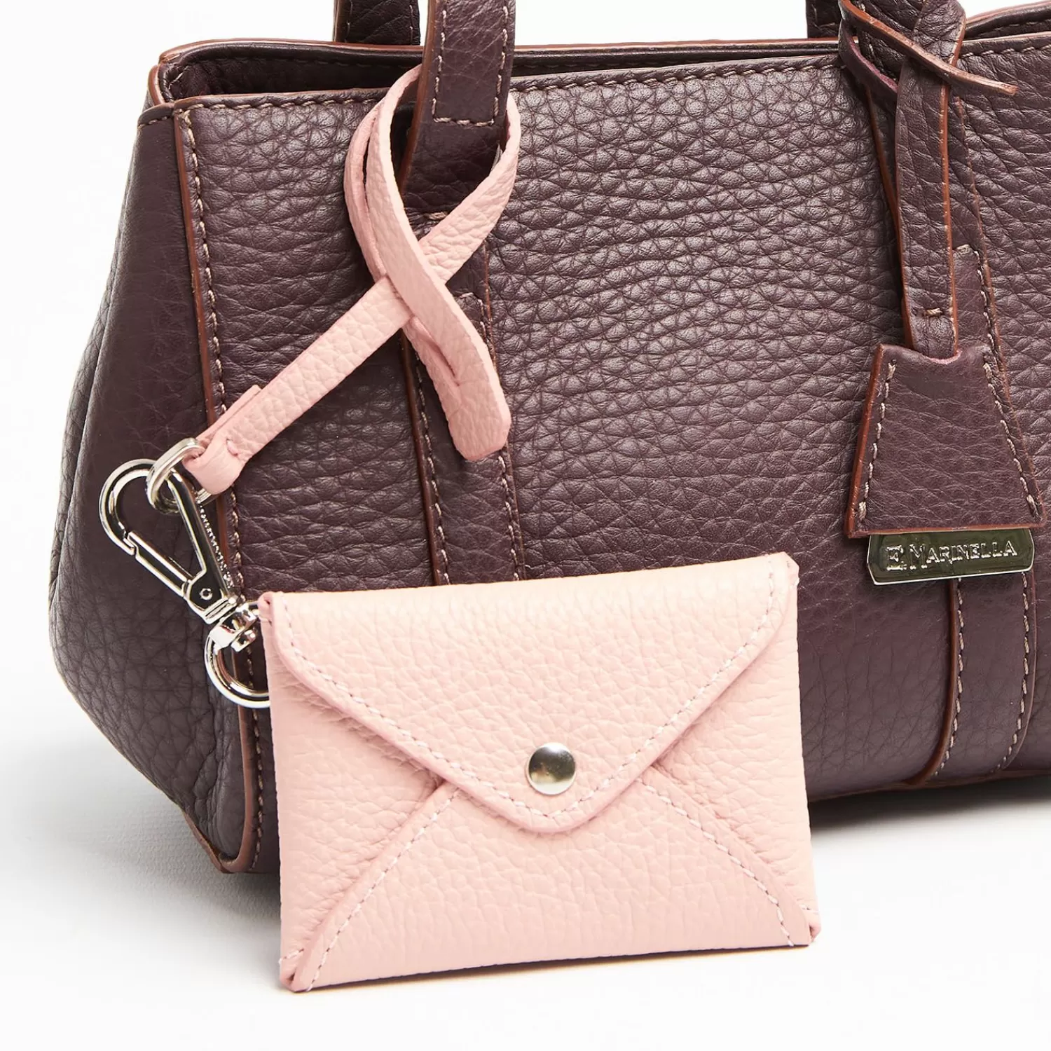 Pink Leather Credit Card Holder>E.Marinella Clearance