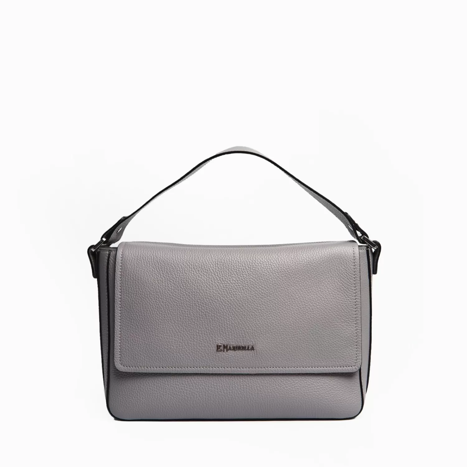 Procida Grey Leather Bag>E.Marinella Flash Sale