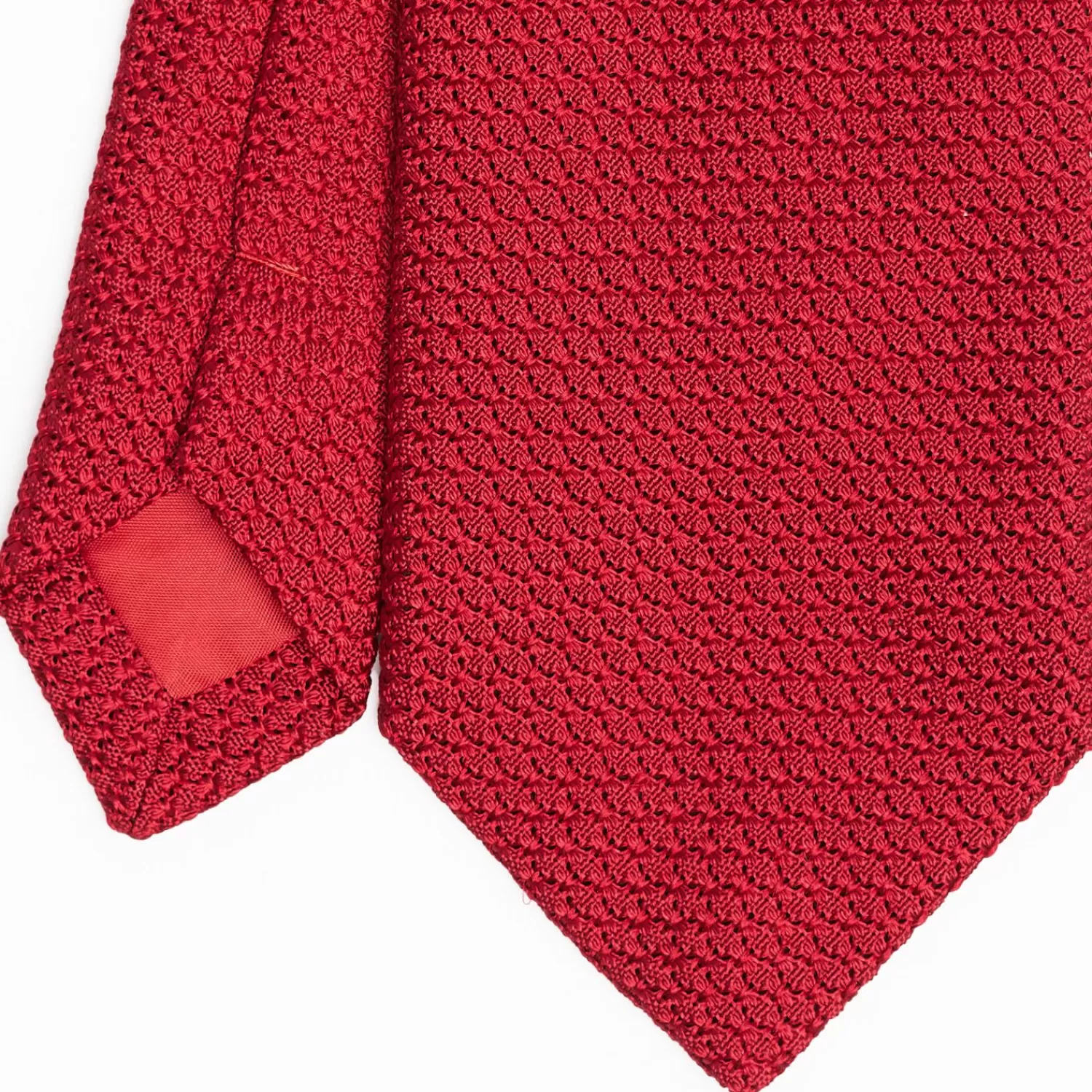 Red Sartorial Granadine Silk Tie>E.Marinella Store