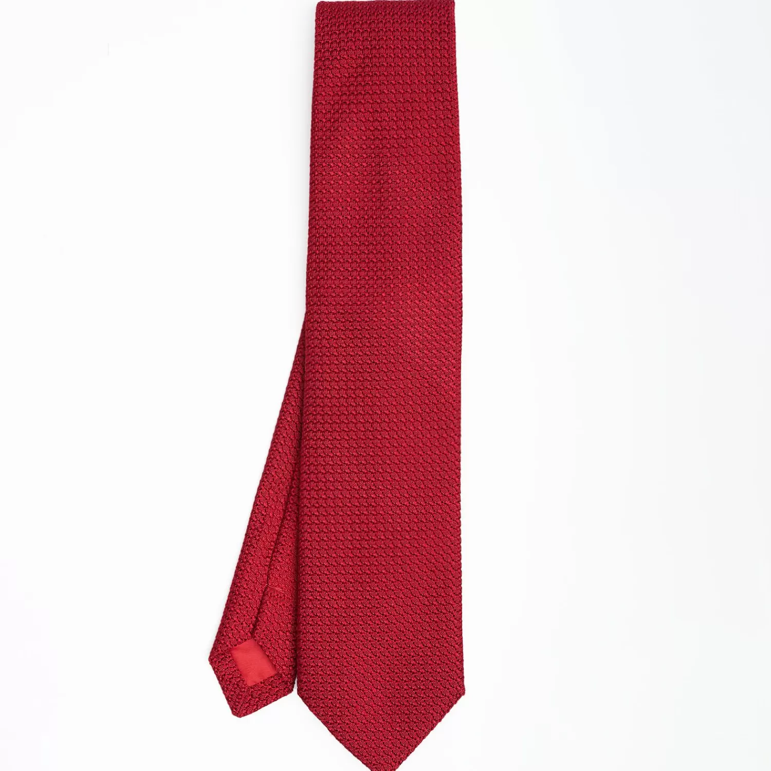 Red Sartorial Granadine Silk Tie>E.Marinella Store