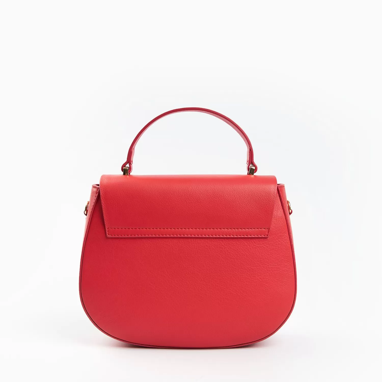 Red Smooth Leather Cleo Bag>E.Marinella New