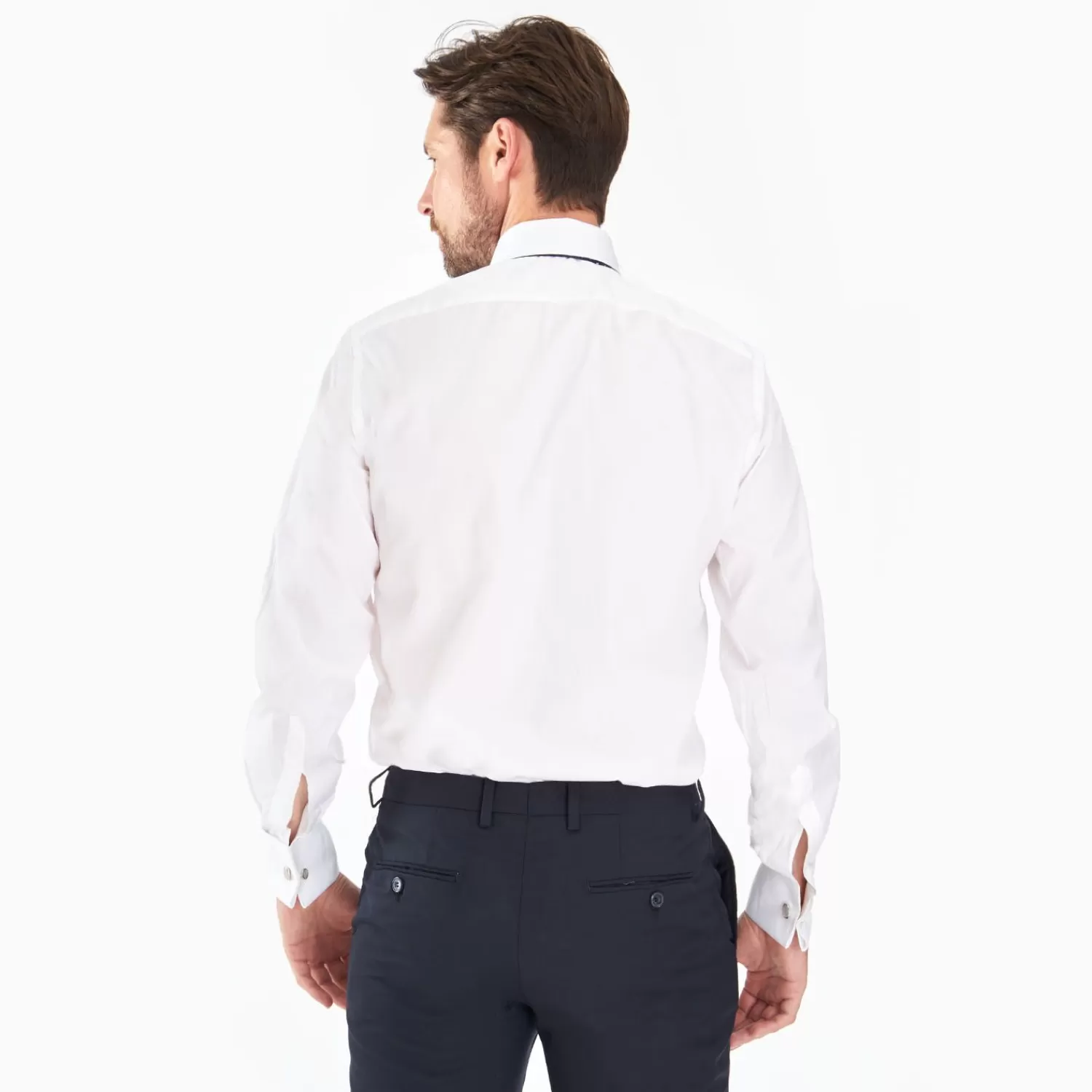 Regular Double Cuff Formal Shirt In Cotton>E.Marinella Cheap