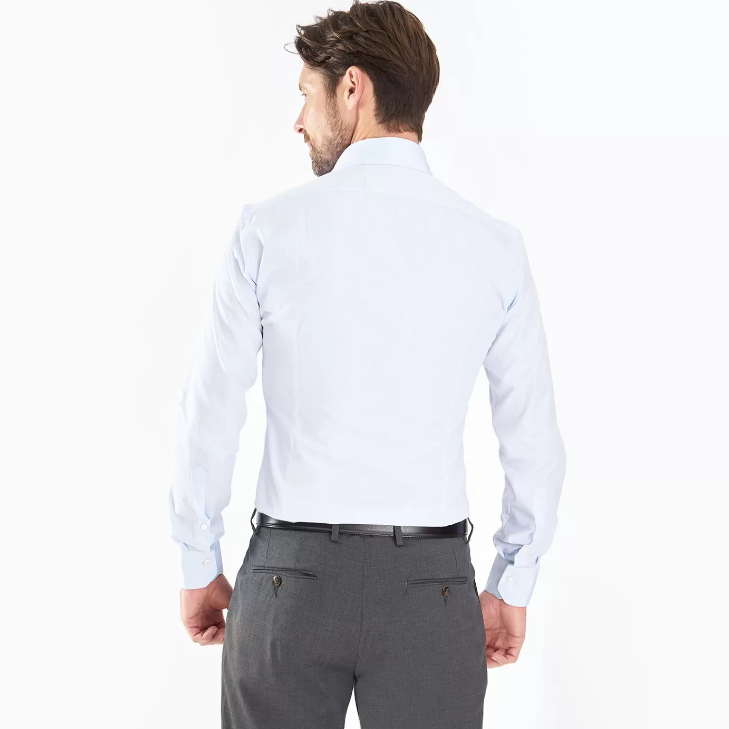 Slim Light Blue Cotton Classic Shirt>E.Marinella Online