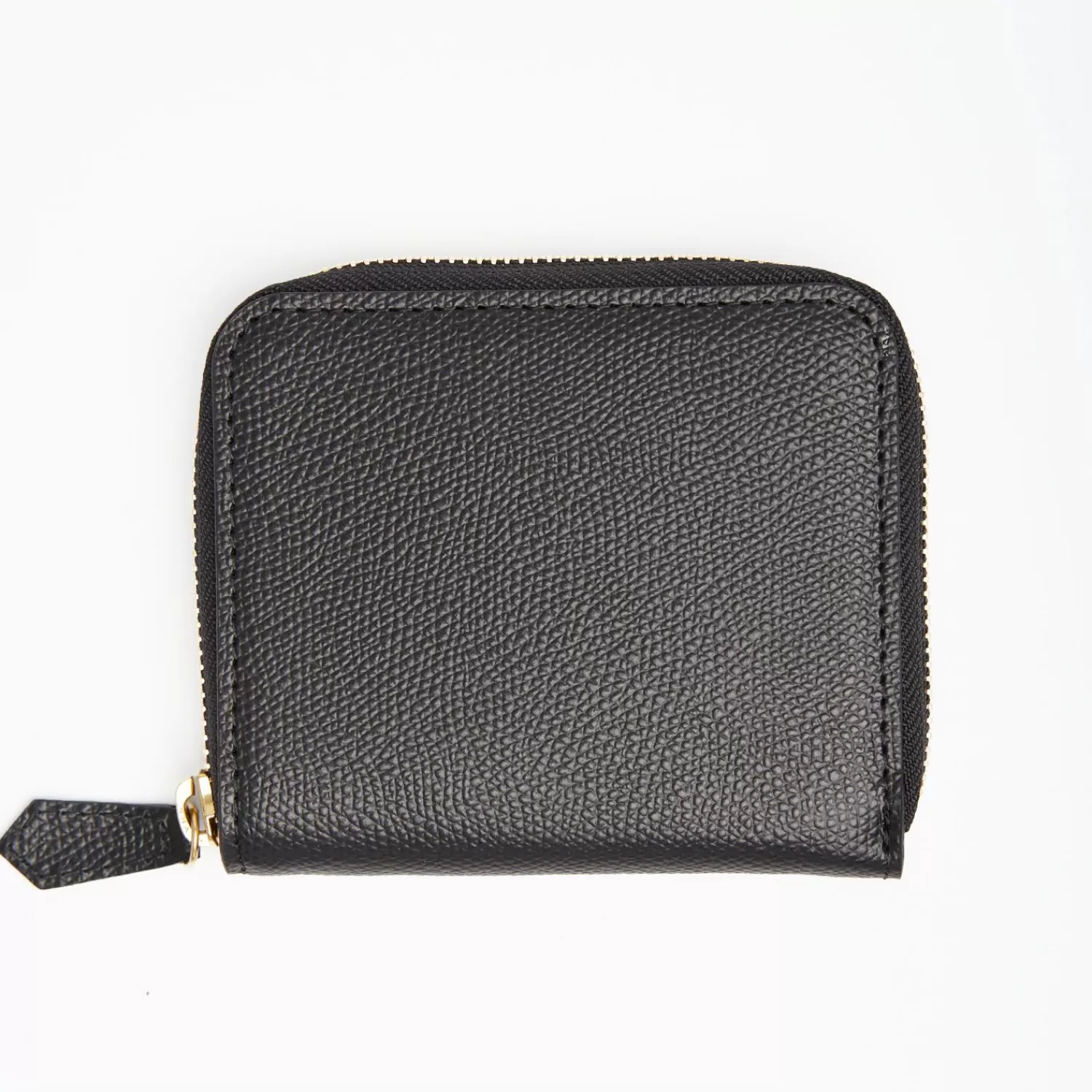 Small Black Hammered Leather Wallet>E.Marinella Shop