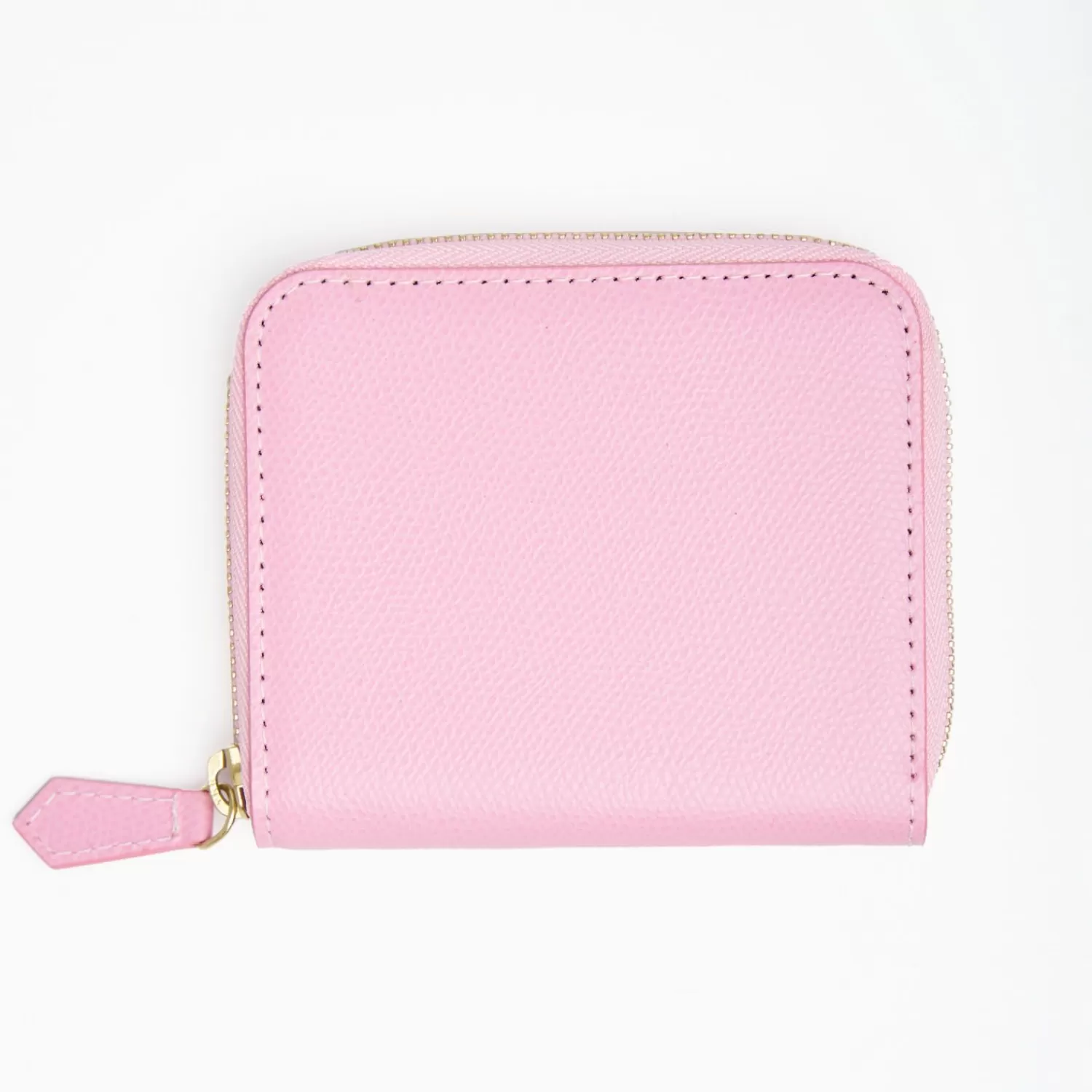 Small Pink Hammered Leather Wallet>E.Marinella Fashion