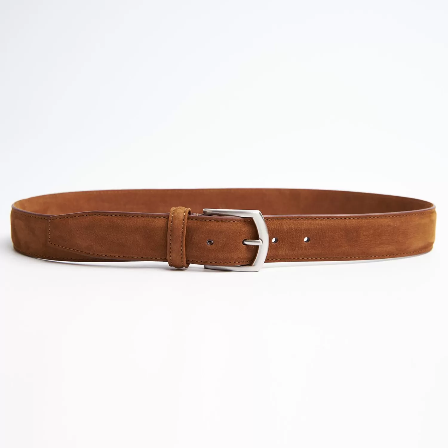 Tan Belt In Nabuk>E.Marinella Shop