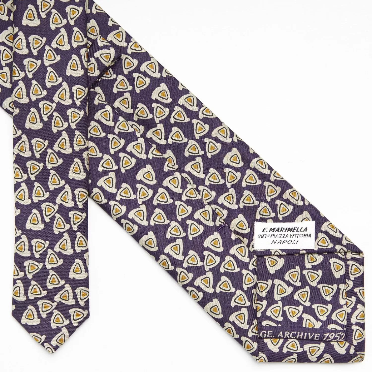 Violet Archivio Collection Silk Tie 1952-1-03>E.Marinella Online