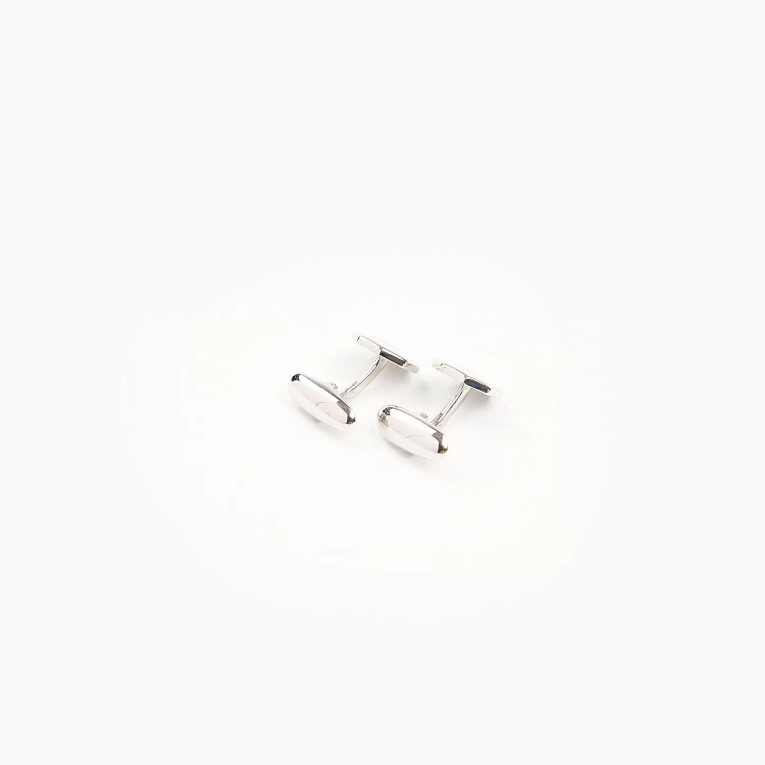 White Octagonal Cufflinks In Silver>E.Marinella Cheap