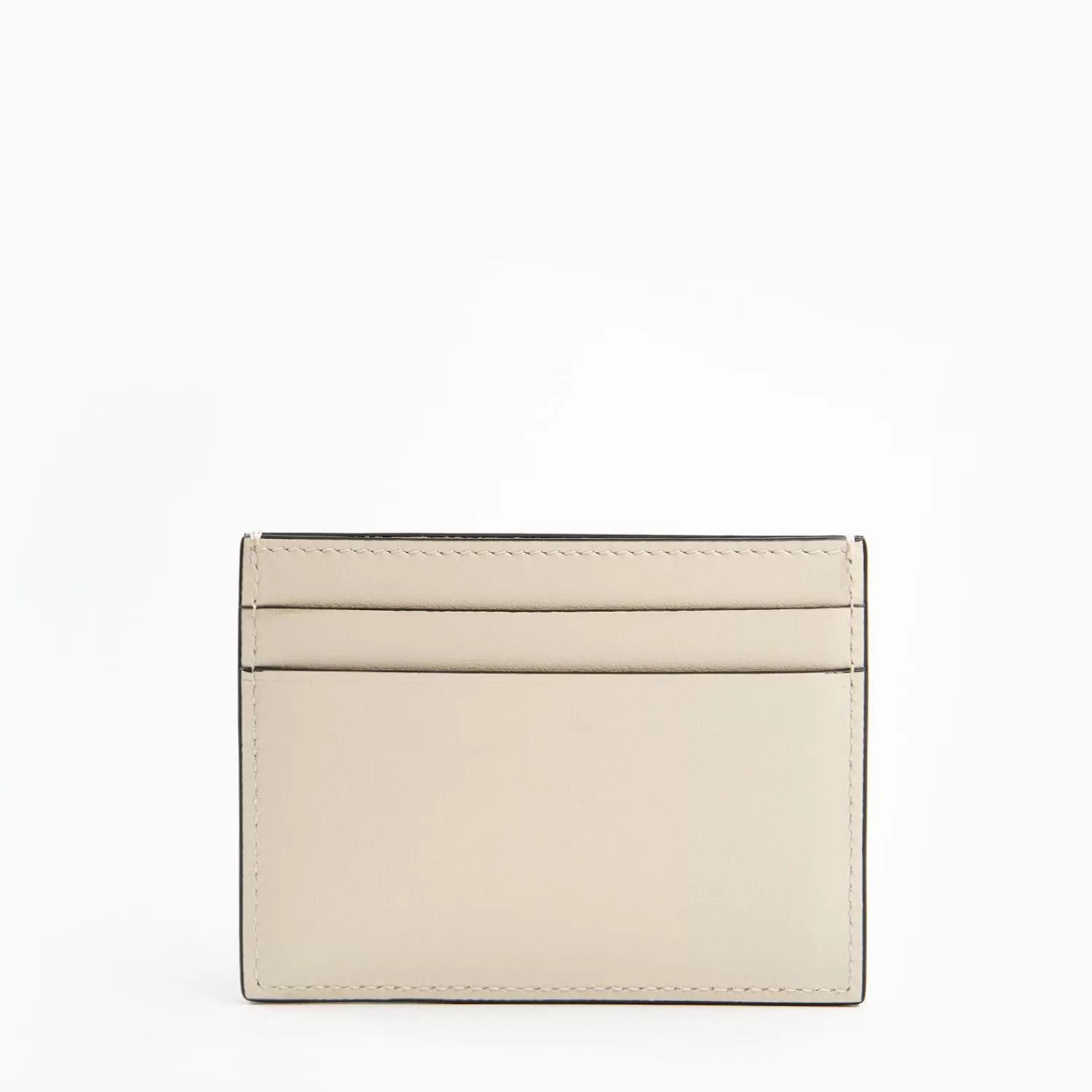 White Small Credit Card Holder In Soft Leather>E.Marinella Store