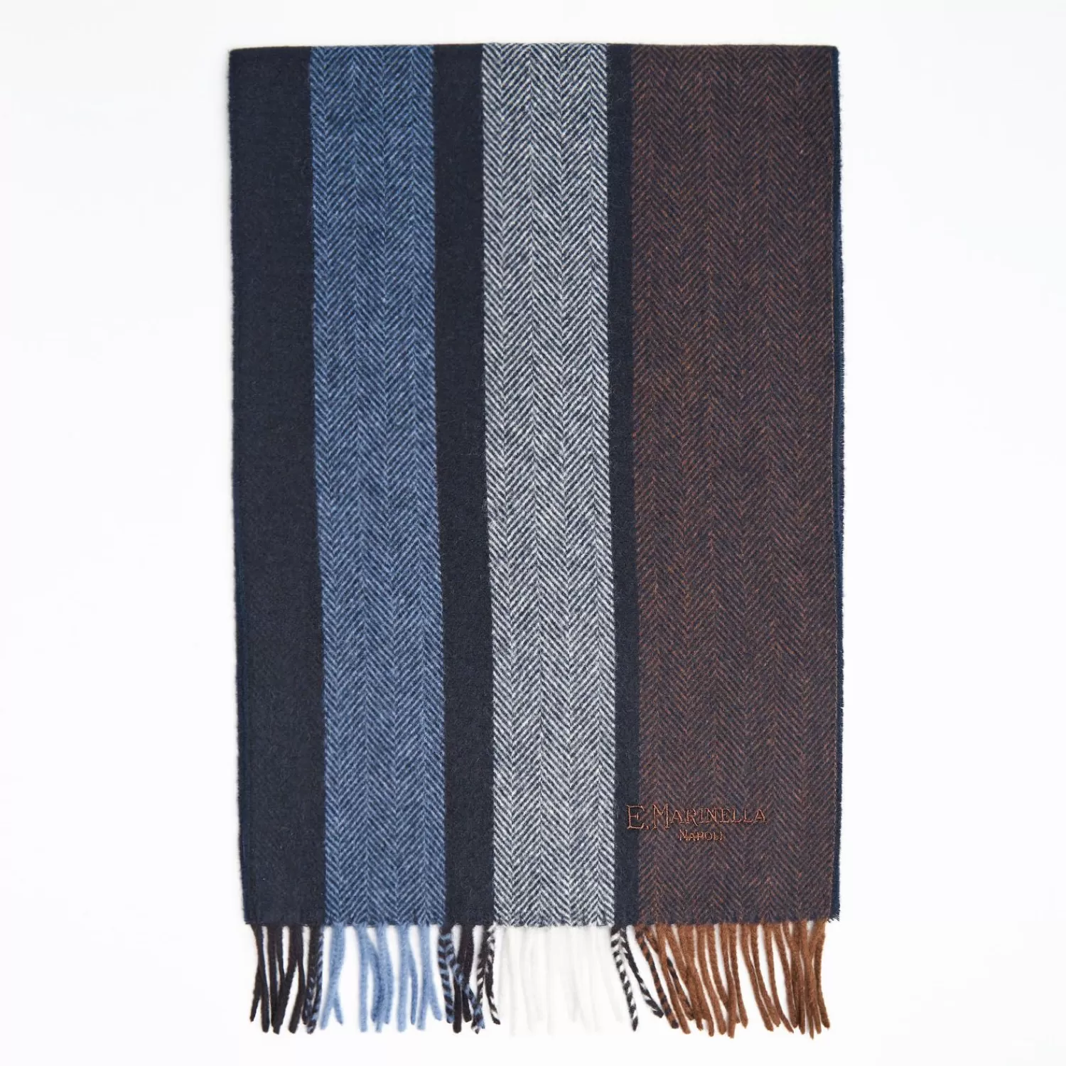 Wool And Cashmere Scarf>E.Marinella New