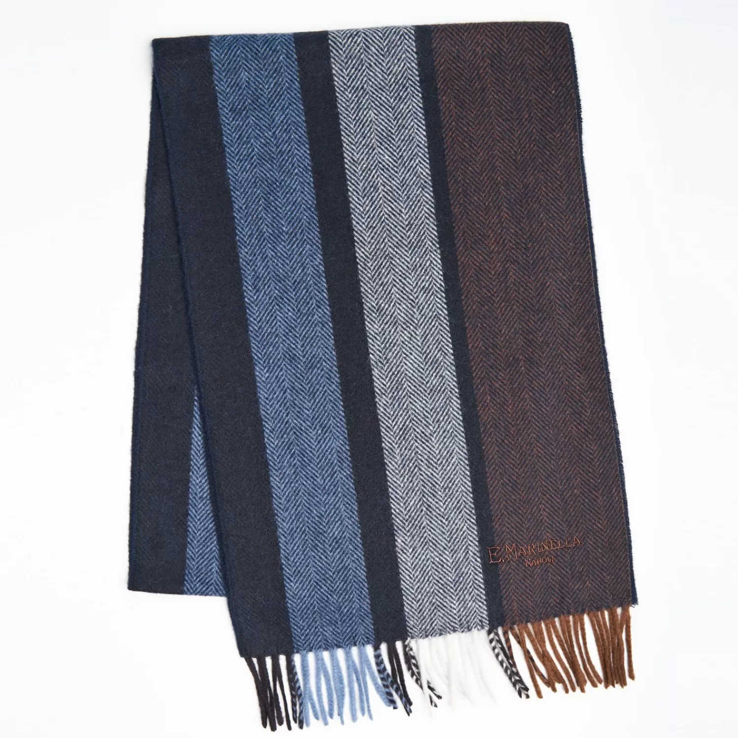 Wool And Cashmere Scarf>E.Marinella New