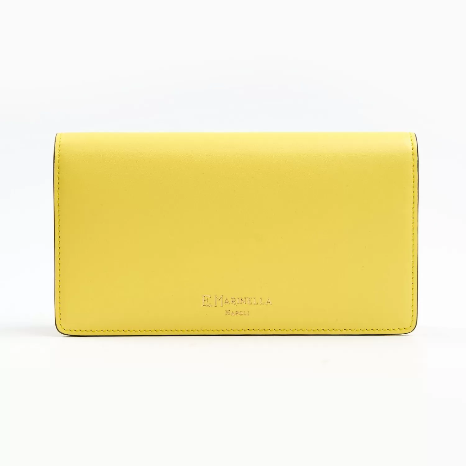 Yellow Big Wallet In Soft Leather>E.Marinella Shop