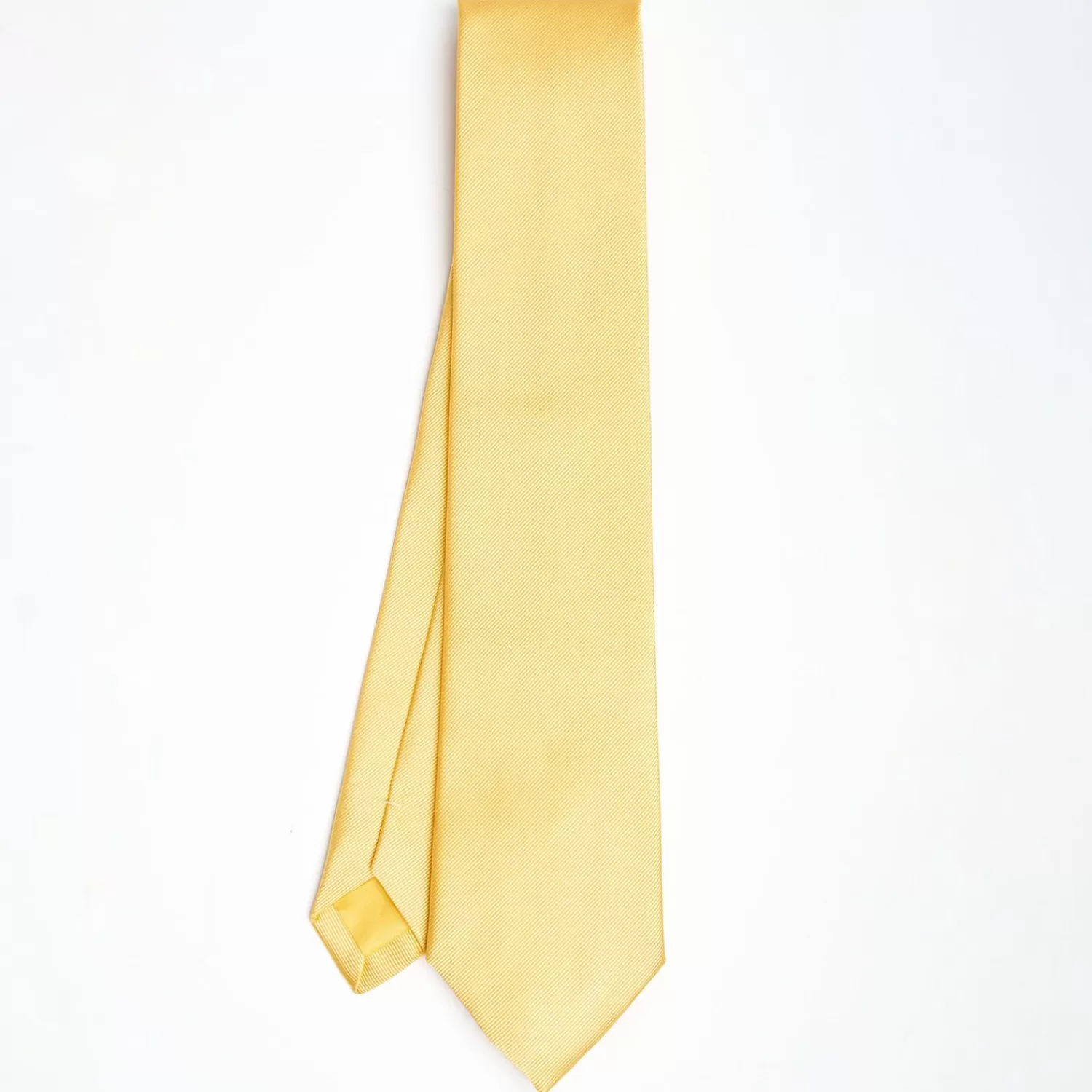 Yellow Sartorial Jacquard Silk Tie - Solid Colours>E.Marinella Hot