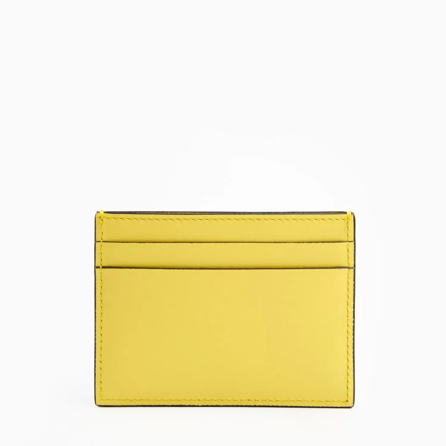 Yellow Small Credit Card Holder In Soft Leather>E.Marinella Cheap